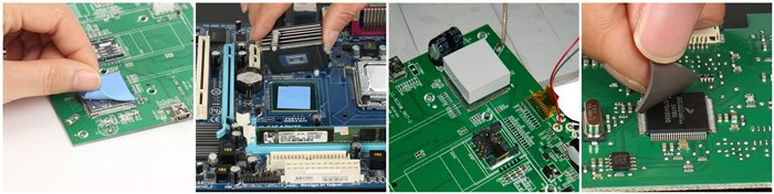 导热硅胶片应用